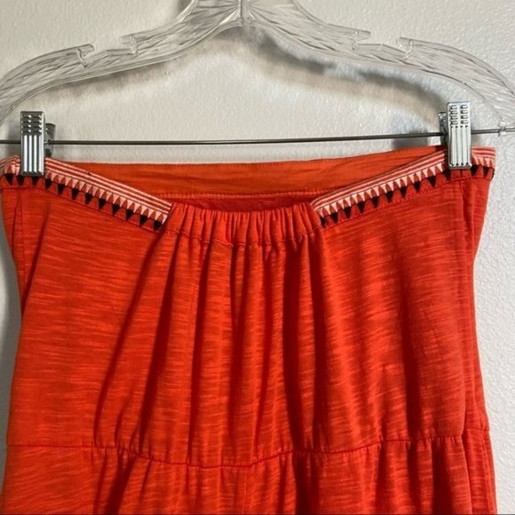 THML Strapless Aztec Embroidered Hi Lo Dress - Picture 9 of 13